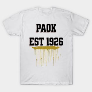 Paok Thessaloniki Since 1926 Gate 4 T-Shirt